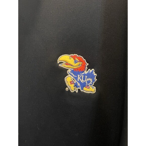 Antigua Kansas Jayhawks 3XL Quarter-Zip Pullover Navy Blue NCAA Excellent Cond. - Picture 2 of 11
